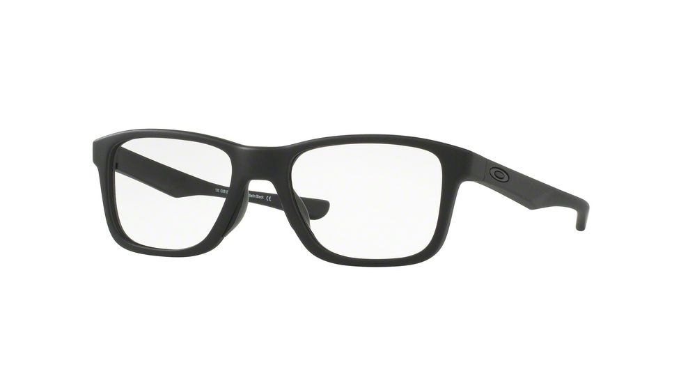 Oakley Trim Plane OX8107 Single Vision Prescription Eyeglasses 810701-53 - Satin Black Frame