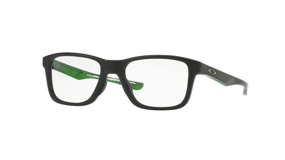 Oakley Trim Plane OX8107 Single Vision Prescription Eyeglasses 810702-51 - Polished Black Frame
