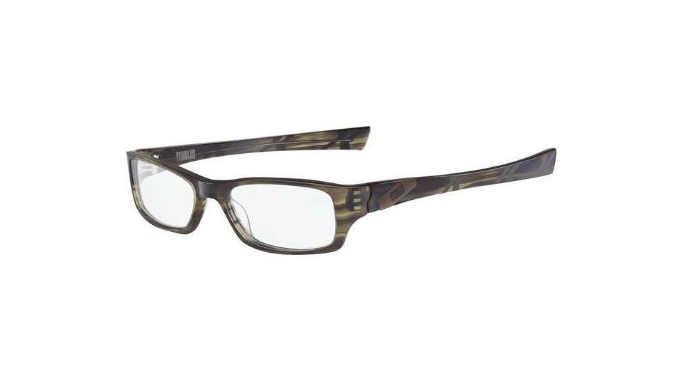 Oakley Tumbler 51mm Olive Tortoise Eyeglass Frames w/ Blank Lenses 22-157