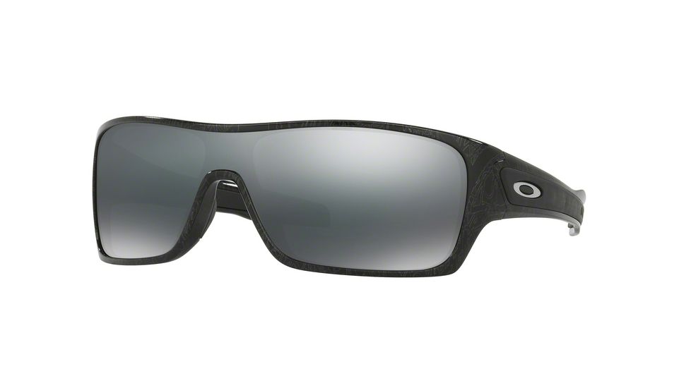 Oakley TURBINE ROTOR OO9307 Progressive Prescription Sunglasses OO9307-930702-32 - Lens Diameter 132 mm, Lens Diameter 32 mm, Frame Color Blk/slvrghosttxt