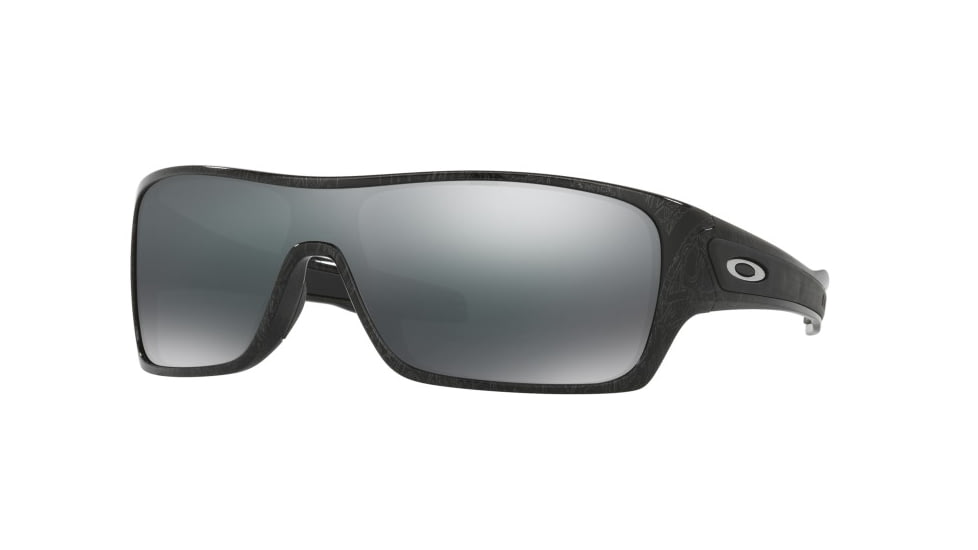 Oakley TURBINE ROTOR OO9307 Sunglasses 930702-32 - Blk/slvrghosttxt Frame, Black Iridium Lenses
