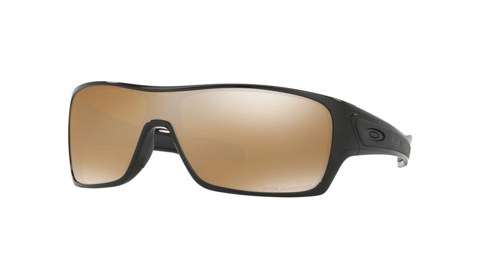 Oakley TURBINE ROTOR OO9307 Sunglasses 930706-32 - Polished Black Frame, Tungsten Iridium Polarized Lenses