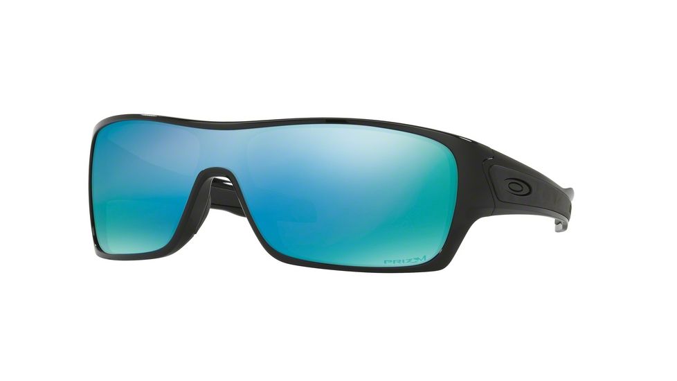 Oakley TURBINE ROTOR OO9307 Progressive Prescription Sunglasses OO9307-930708-32 - Lens Diameter 132 mm, Lens Diameter 32 mm, Frame Color Polished Black