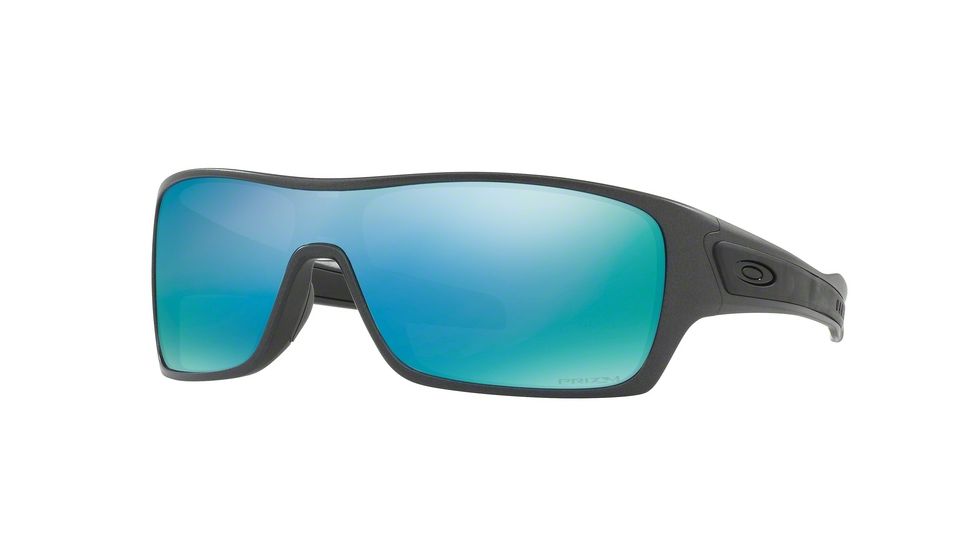 Oakley TURBINE ROTOR OO9307 Progressive Prescription Sunglasses OO9307-930709-32 - Lens Diameter 132 mm, Lens Diameter 32 mm, Frame Color Steel