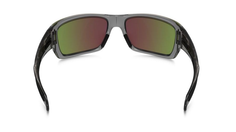 Oakley Turbine Sunglasses - Men's, Grey Ink Frame, Ruby Iridium 63 mm Lenses, OO9263-10
