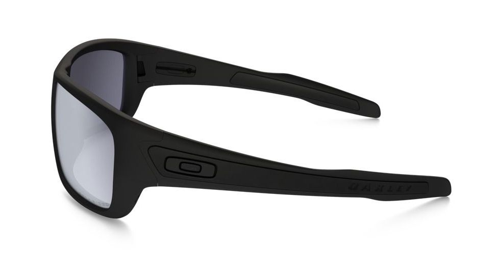 Oakley Turbine Sunglasses - Men's, Matte Black Frame, Grey Polarized 63 mm Lenses, OO9263-07