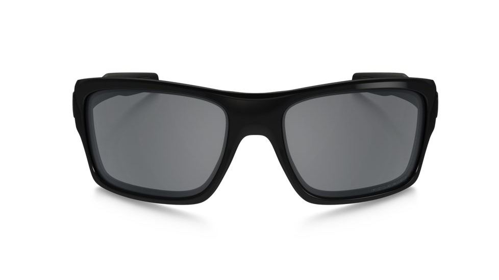 Oakley Turbine Sunglasses - Men's, Polished Black Frame, Black Iridium Polarized 63 mm Lenses, OO9263-08
