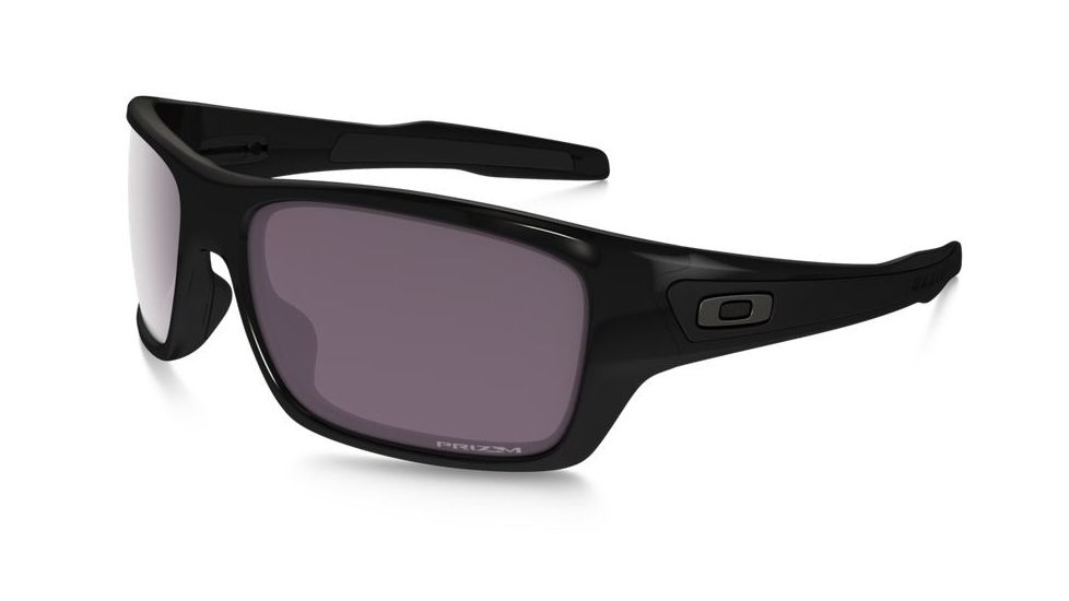 Oakley Turbine Sunglasses - Men's, Polished Black Frame, Prizm Daily Polarized 63 mm Lenses, OO9263-06