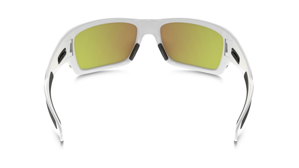 Oakley Turbine Sunglasses - Men's, Polished White Frame, Fire Iridium 63 mm Lenses, OO9263-04