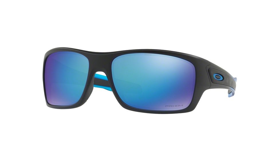 Oakley Turbine OO9263 Progressive Prescription Sunglasses OO9263-926336-63 - Lens Diameter 63 mm, Frame Color Matte Black