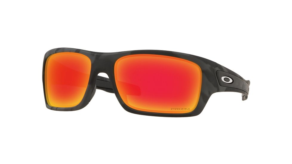 Oakley Turbine Sunglasses - Men's, Matte Black Camo Frame, Prizm Ruby 63 mm Lenses, OO9263-926353-63