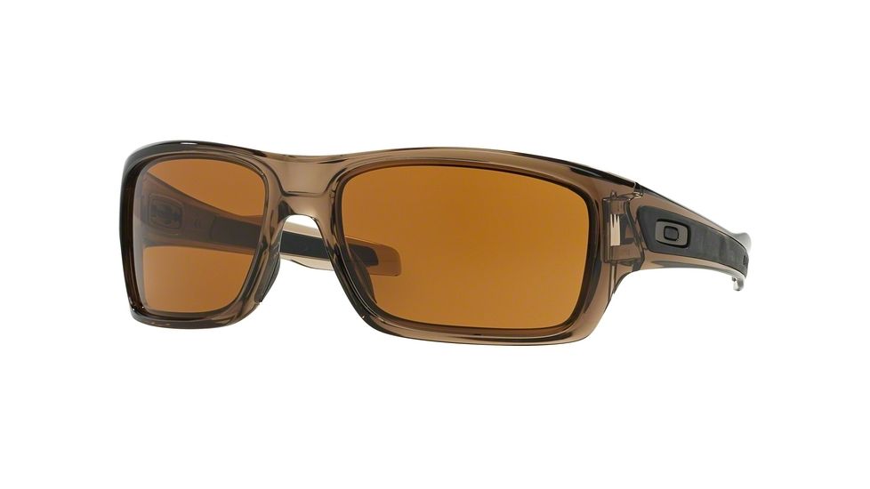 Oakley TURBINE OO9263 Progressive Prescription Sunglasses OO9263-926302-63 - Lens Diameter 63 mm, Frame Color Brown Smoke