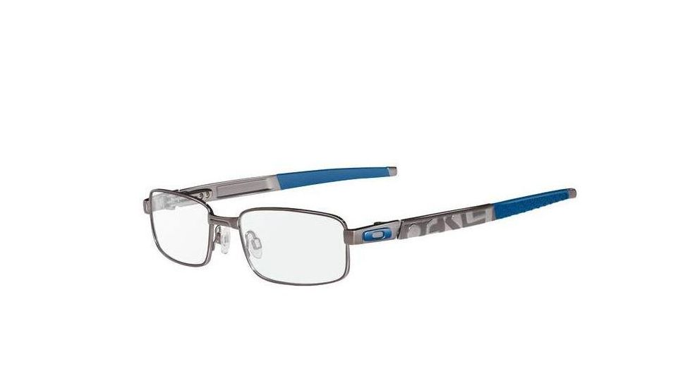 Oakley Twin Shock 54mm Brushed Chrome Glasses w/ Blank Lenses OX3095-0454