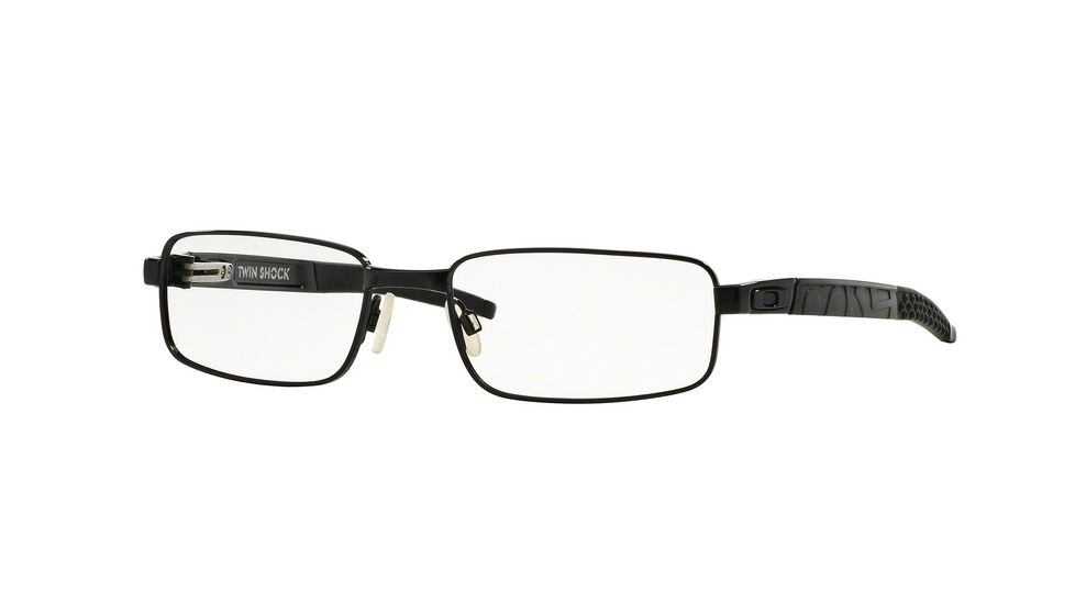 Oakley TWIN SHOCK OX3095 Eyeglass Frames 309501-54 - Polished Black Frame, Clear Lenses