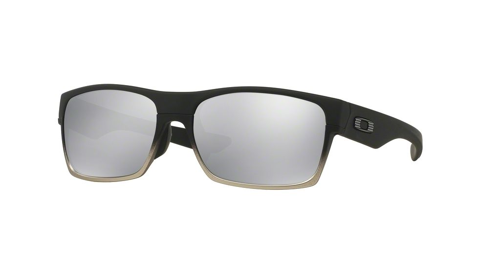 Oakley TWOFACE ASIA FIT OO9256 Sunglasses 925612-60 - Matte Black Frame, Chrome Iridium Lenses