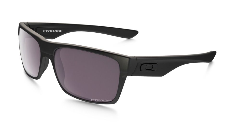Oakley TwoFace Mens Sunglasses,Covert/Matte Black Frame,Polarized Prizm Daily Lens OO9189-26