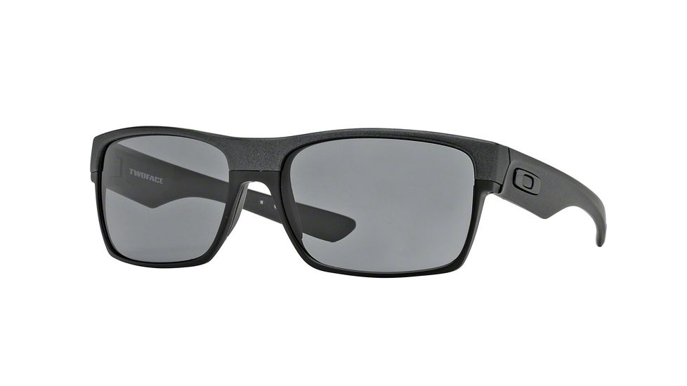Oakley TWOFACE OO9189 Progressive Prescription Sunglasses OO9189-918905-60 - Lens Diameter 60 mm, Frame Color Steel