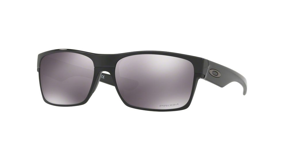 Oakley Twoface OO9189 Progressive Prescription Sunglasses, 60mm, Polished Black, OO9189-918937-60-PRO