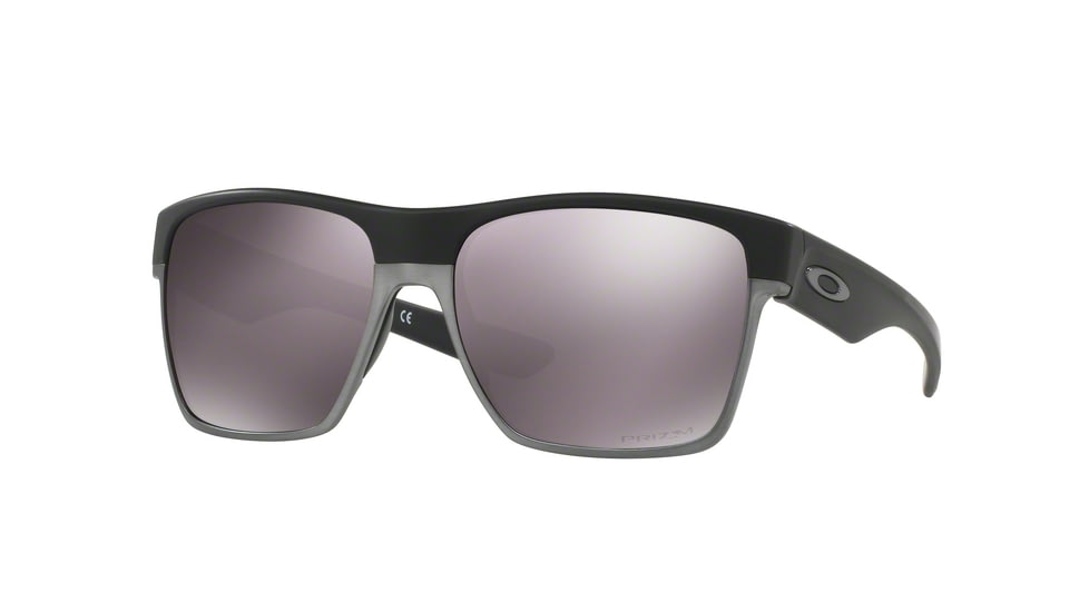 Oakley TWOFACE XL OO9350 Sunglasses 935002-59 - Matte Black Frame, Prizm Daily Polarized Lenses