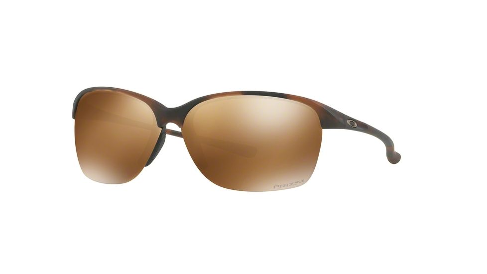 Oakley UNSTOPPABLE OO9191 Single Vision Prescription Sunglasses OO9191-919114-65 - Lens Diameter 65 mm, Frame Color Matte Brown Tortoise
