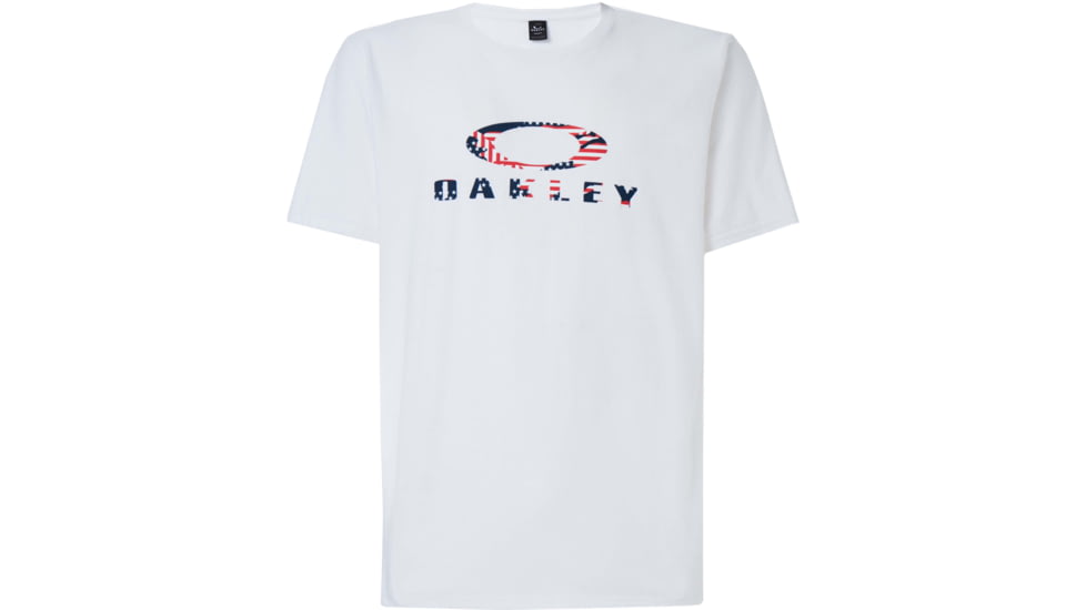 Oakley Usa Flag Ellipse Short Sleeve Tee - Mens, White, Large, FOA400252-100-L