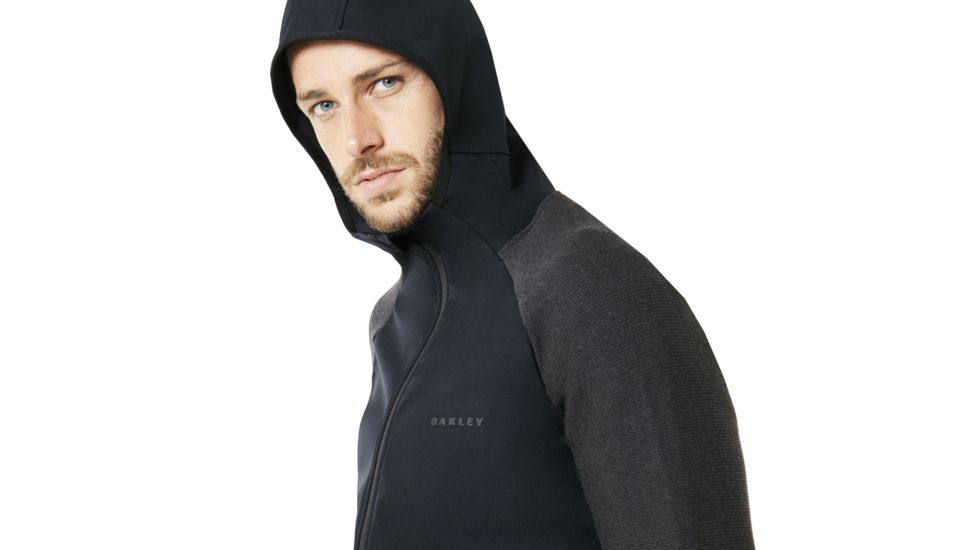 Oakley Utility Knit Fz Jacket - Mens, Blackout, Large 472415-02E-L