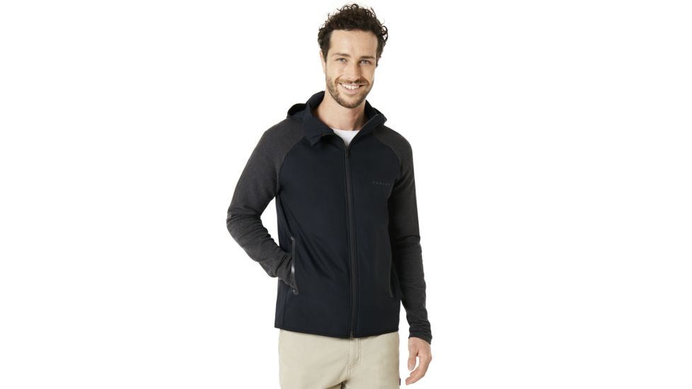 Oakley Utility Knit Fz Jacket - Mens, Blackout, Large 472415-02E-L