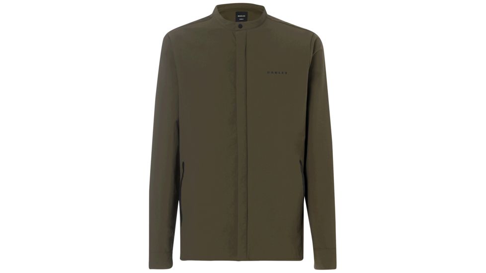 Oakley Utility Long Sleeve Bimaterial Shirt - Mens, Dark Brush, Extra Large, 401900-86V-XL