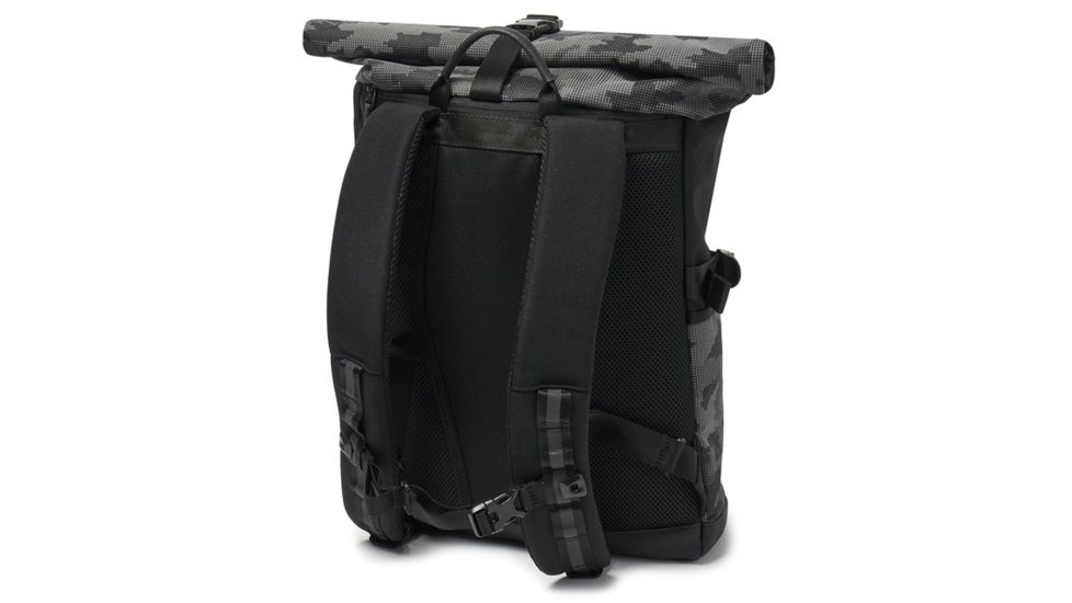 Oakley Utility Rolled Up Backpack - Mens, Blackout Reflective, One Size 921420-02R-U