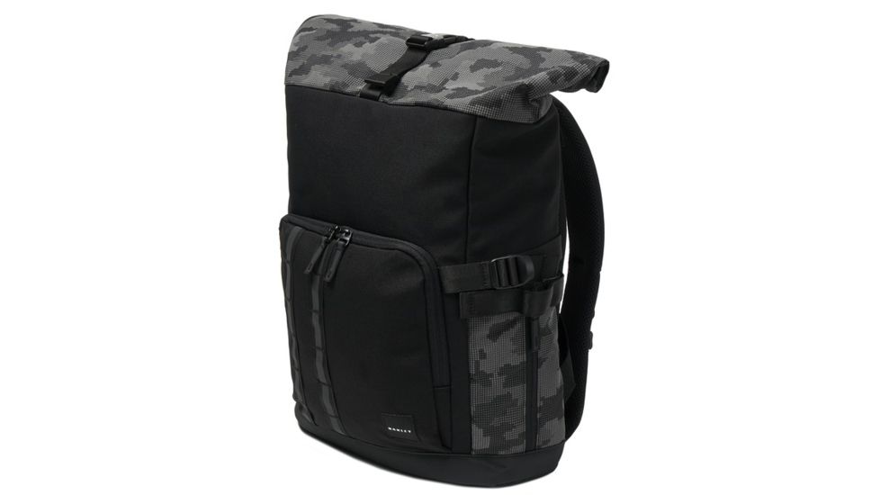 Oakley Utility Rolled Up Backpack - Mens, Blackout Reflective, One Size 921420-02R-U