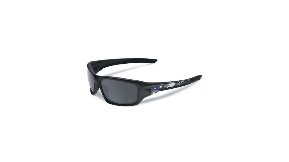 Oakley Valve Single Vision Prescription Sunglasses, Matte Carbon Camo Frame, OO9236-21SV