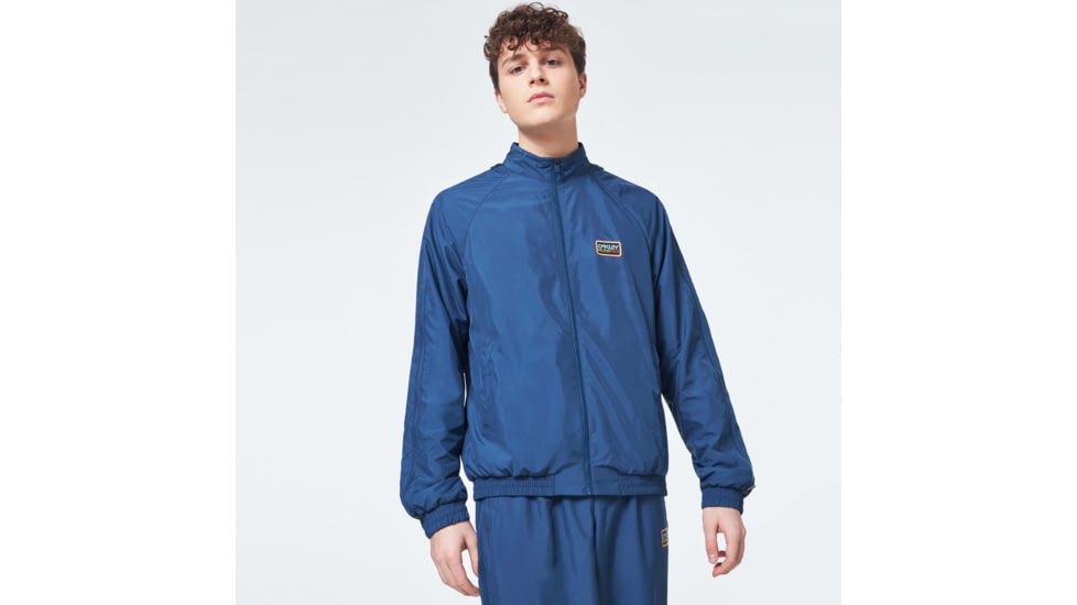 Oakley Ventilation Track Jacket - Mens, Universal Blue, Extra Small, FOA400001-6ZZ-XS
