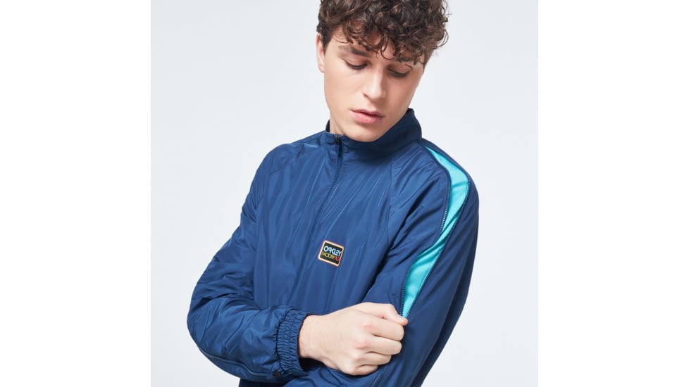 Oakley Ventilation Track Jacket - Mens, Universal Blue, Extra Small, FOA400001-6ZZ-XS