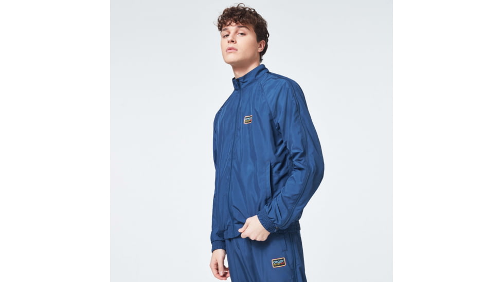 Oakley Ventilation Track Jacket - Mens, Universal Blue, Extra Small, FOA400001-6ZZ-XS