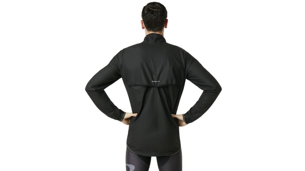 Oakley Waterproof Cycling Jacket - Mens, Blackout, Large, 412693-02E-L