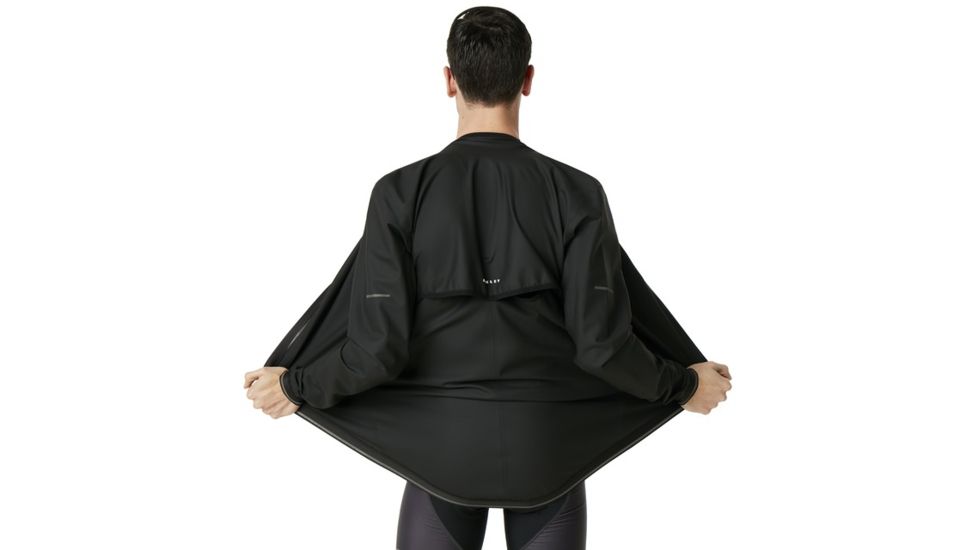 Oakley Waterproof Cycling Jacket - Mens, Blackout, Large, 412693-02E-L