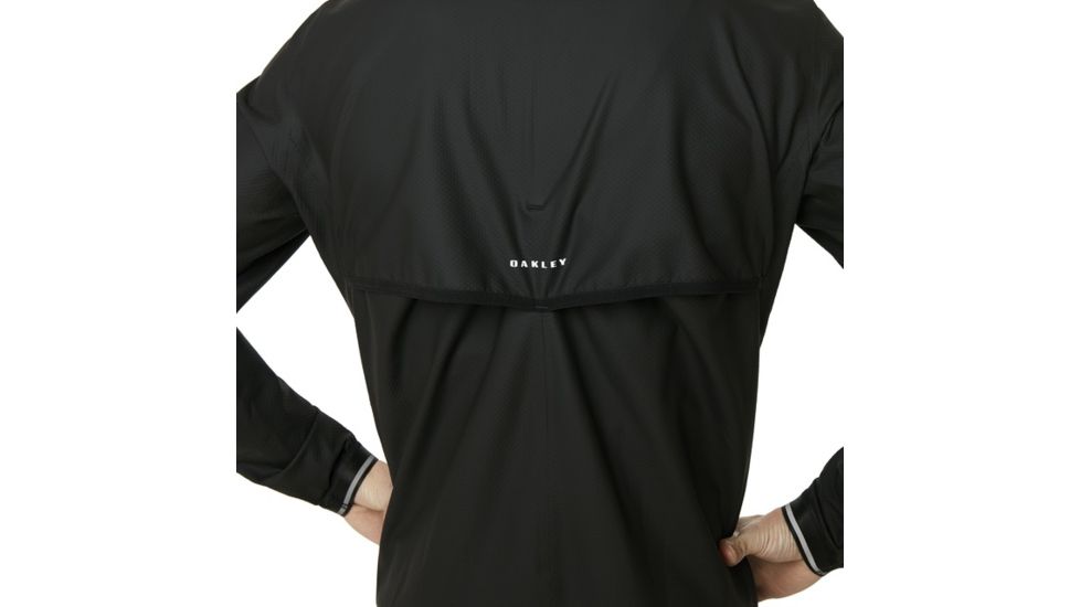 Oakley Waterproof Cycling Jacket - Mens, Blackout, Large, 412693-02E-L