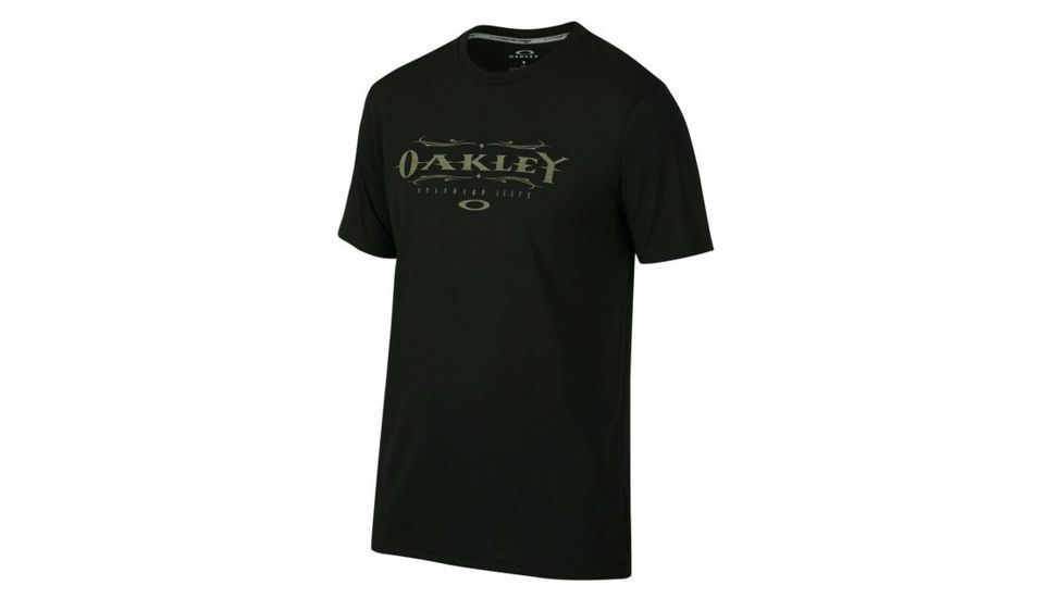 Oakley Wild West SI Tee, Jet Black, Extra Large 455389-01K-XL