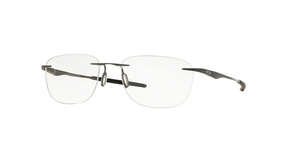 Oakley WINGFOLD EVR OX5118 Single Vision Prescription Eyeglasses 511801-53 - Satin Pewter Frame