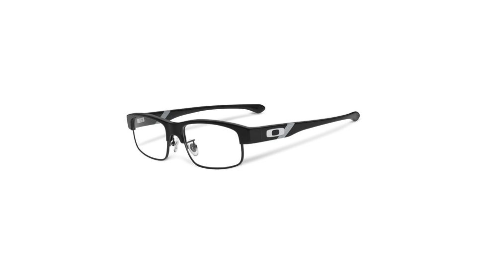 Oakley Yarddog II Mens Eyeglasses, Satin Black Dark Grey Frame, 53mm OX1093-0153