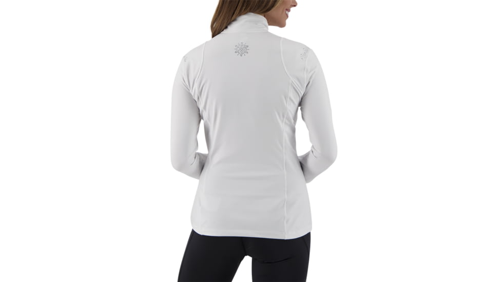 Obermeyer Anya 1/2 Zip Top - Womens, White, Small, 19022-16010-S