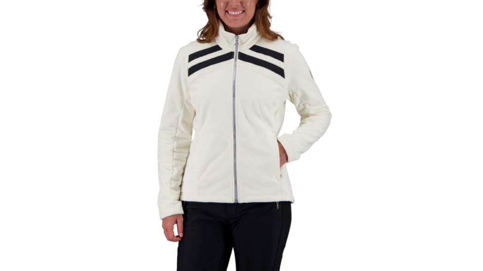 Obermeyer Ariadne Fleece Jacket - Womens, White, Extra Small, 17034-16010-XS