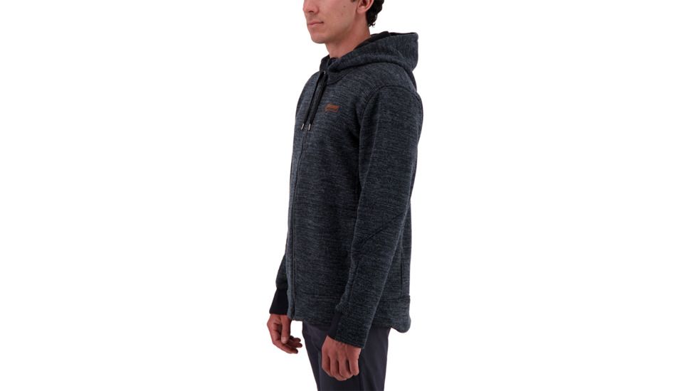 Obermeyer Attis Fleece Jacket - Mens, Black, Large, 27008-BLACK-L