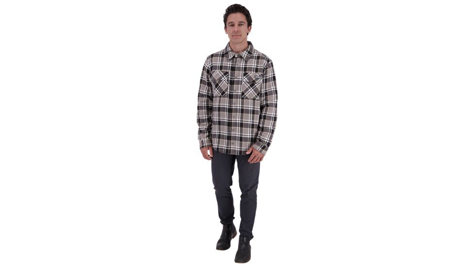 Obermeyer Avery Flannel Jacket - Mens, Berm Plaid, Large, 24046-BERM PLAID-L