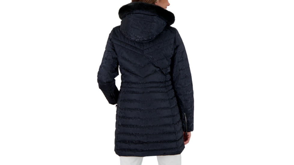 Obermeyer Blossom Down Parka w/Faux Fur - Womens, Black Frost, 10, 11181-21024-10