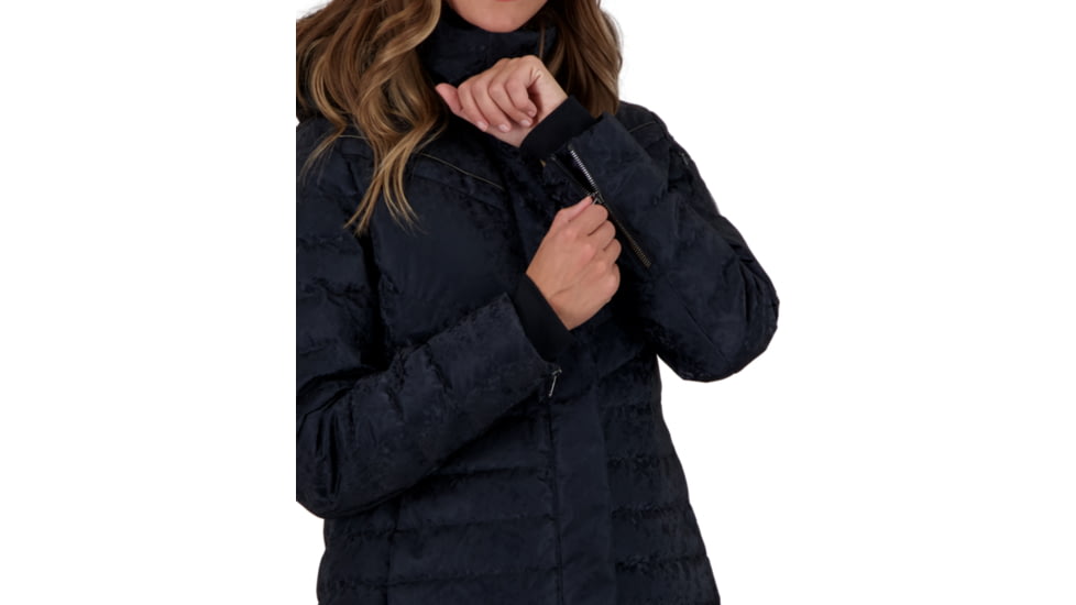 Obermeyer Blossom Down Parka w/Faux Fur - Womens, Black Frost, 10, 11181-21024-10