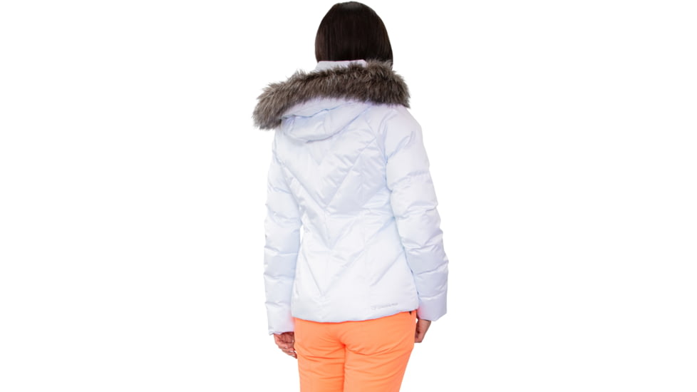 Obermeyer Bombshell Jacket - Women's, 2 US, Short, White Satin, 11137-22038-2P
