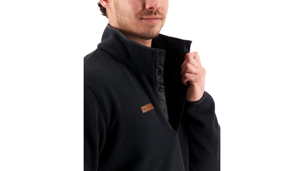 Obermeyer Boulder Fleece Top - Mens, Black, Medium, 27060-16009-M