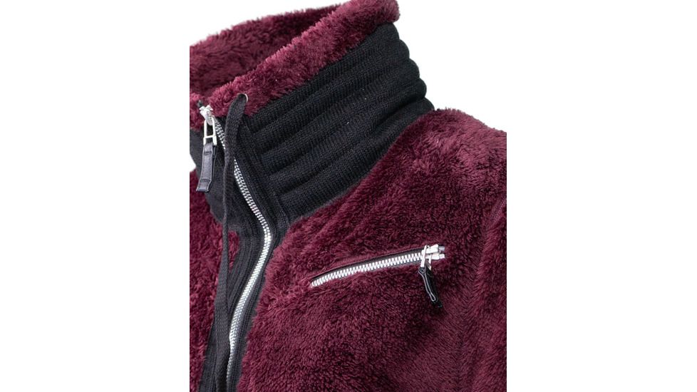 Obermeyer Britt Fleece Jacket - Womens, Wine-Not, Large, 17044-WINE-NOT-L