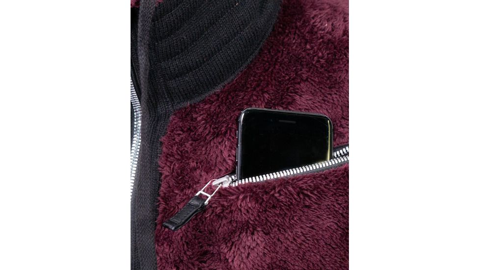 Obermeyer Britt Fleece Jacket - Womens, Wine-Not, Large, 17044-WINE-NOT-L